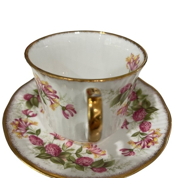 Royal Dover Teacup and Saucer, bone China, made in England. - Picture 2 of 5